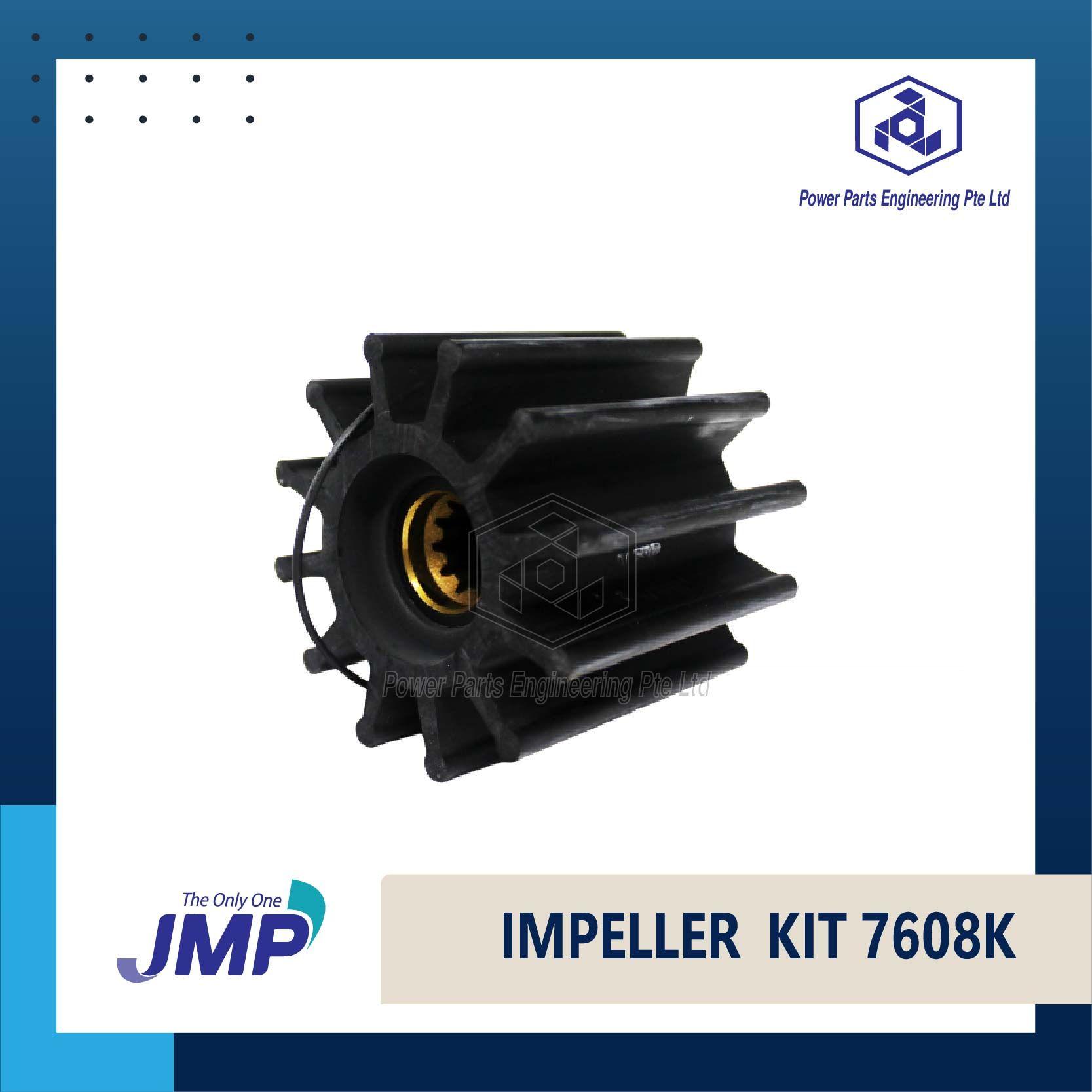 JMP 7608 / 7608K / 7608-01K Marine Flexible Impeller Kit