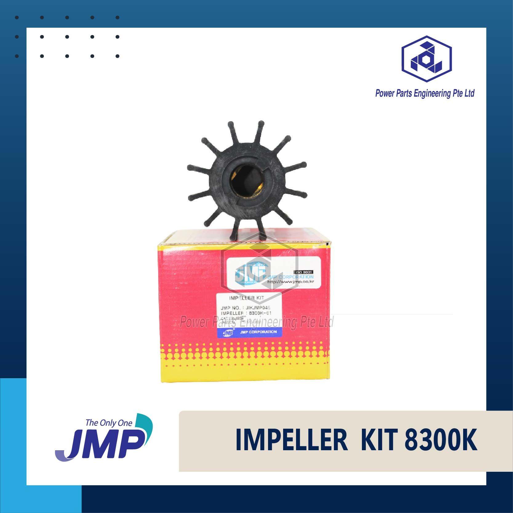 JMP 8300 / 8300K / 8300-01K / CAT 3N1888 Marine Flexible Impeller Kit