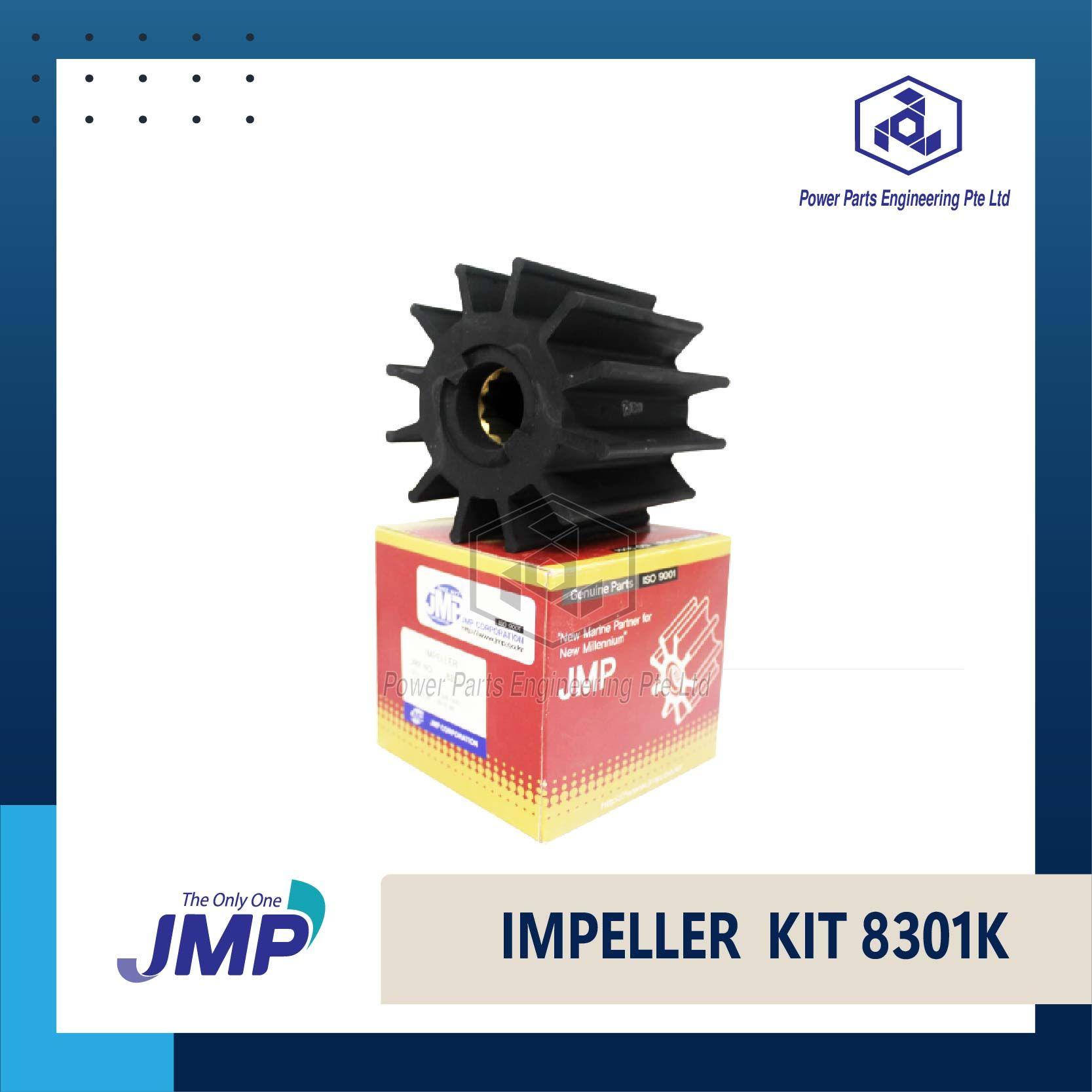 JMP 8301 / 8301K / 8301-01K Marine Flexible Impeller Kit