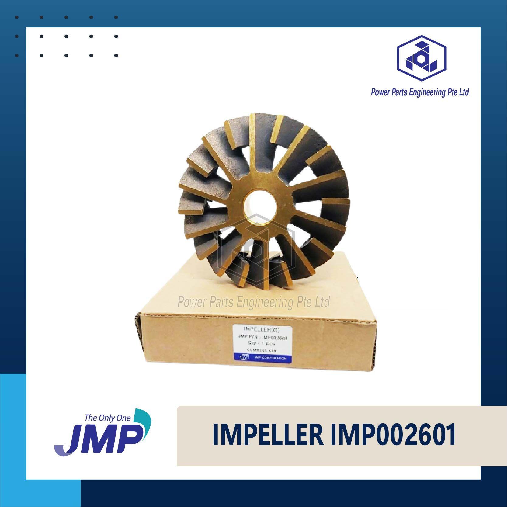 JMP IMP002601 Marine Cummins & Gilkes Bronze Impeller